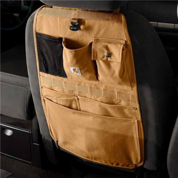 Universal Car Seat Back Organizer with Pockets MOLLE Hook Water Resistant - Picture 6 of 7